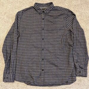 Banana Republic Luxe Flannel Camden Fit Mens XL Plaid Button Down Shirt